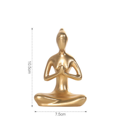 Figurina yoga astratta