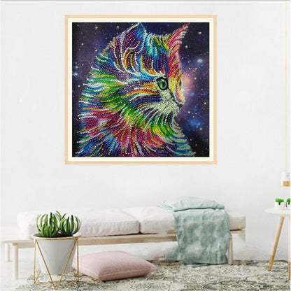 Quadro diamanti gatto