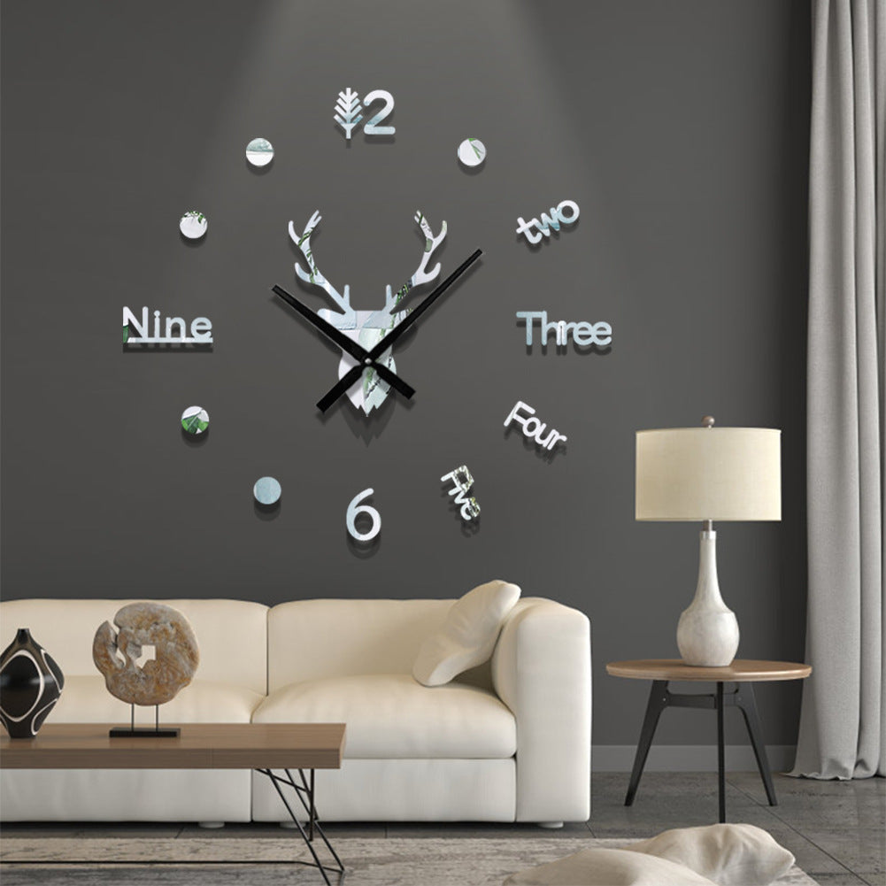 Orologio da parete Note musicali grigie