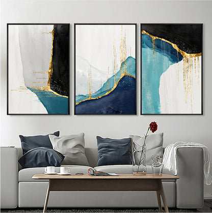 Quadro astratto dorato