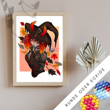 Quadro strega Halloween