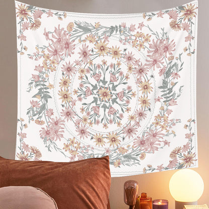 Arazzo mandala floreale
