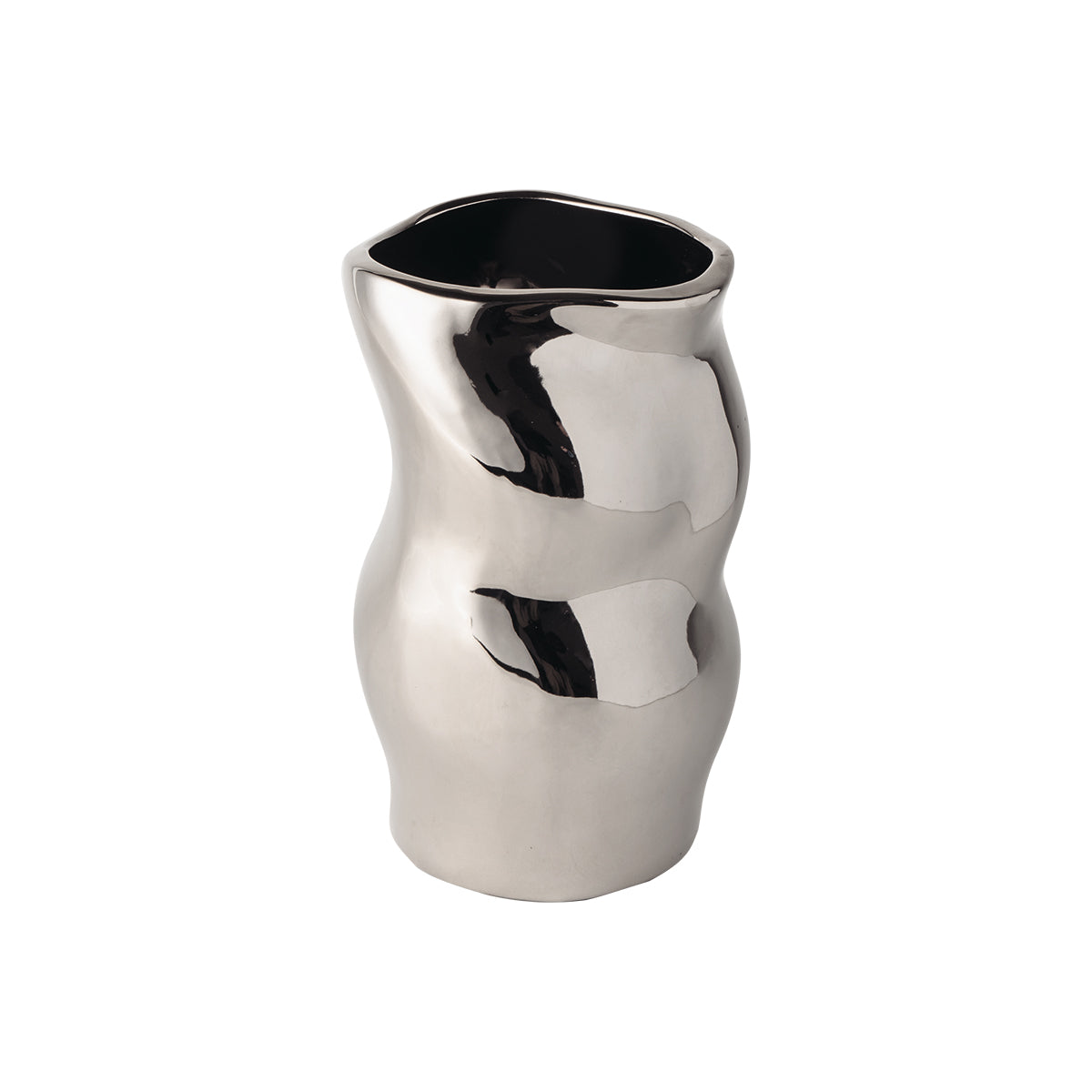 Vaso astratto placcato