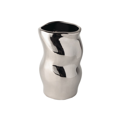 Vaso astratto placcato