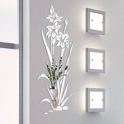 Adesivo murale fiori 3D