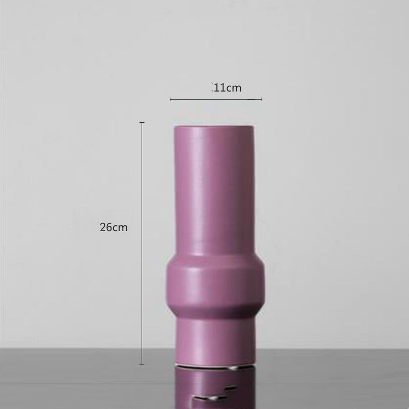 Vaso ceramica colori Morandi