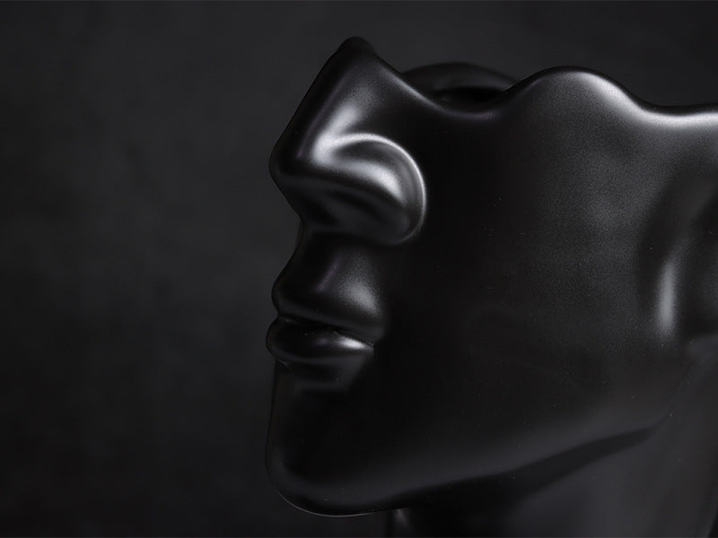 Scultura ceramica volto
