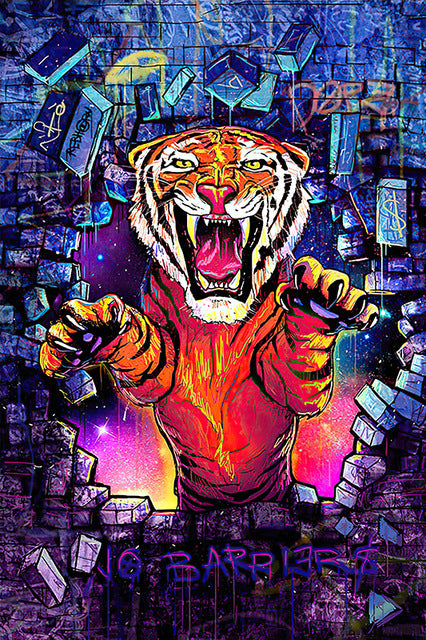 Poster panda street art