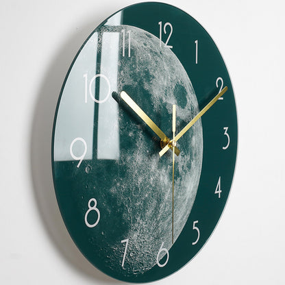 Orologio da parete Marmo riflesso gold