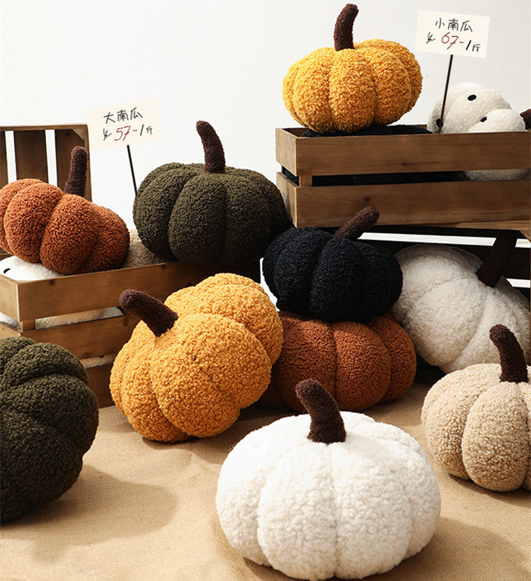 Cuscino a forma di zucca