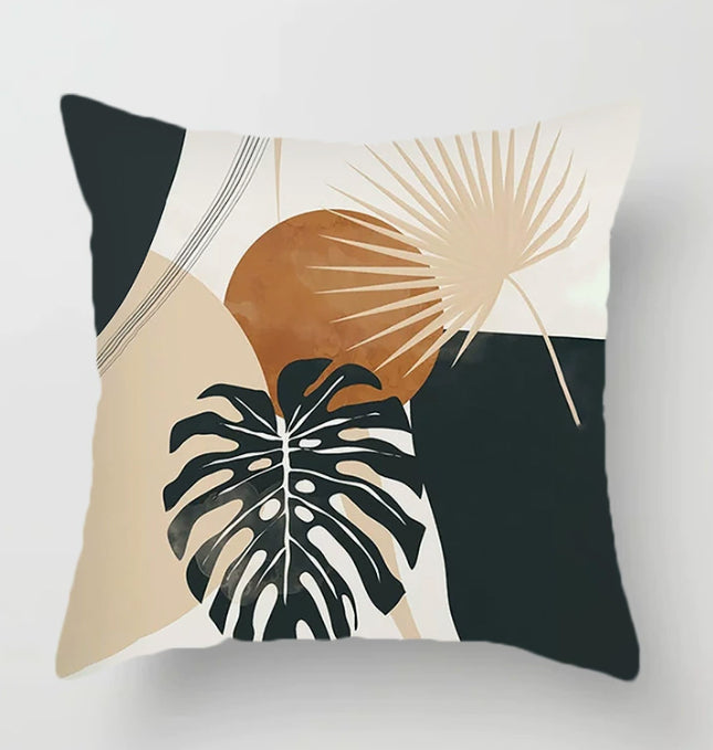 Cuscino marrone geometrico
