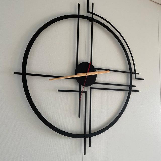 Orologio da parete Mandala stella dorata