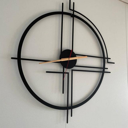 Orologio da parete Mandala stella dorata