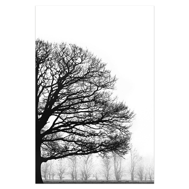 Quadro alberi invernali