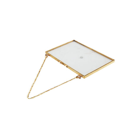 Cornice doppia piante metallo vetro