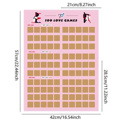 Poster grattabile San Valentino