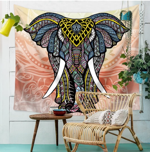 Arazzo Elefante in mosaico
