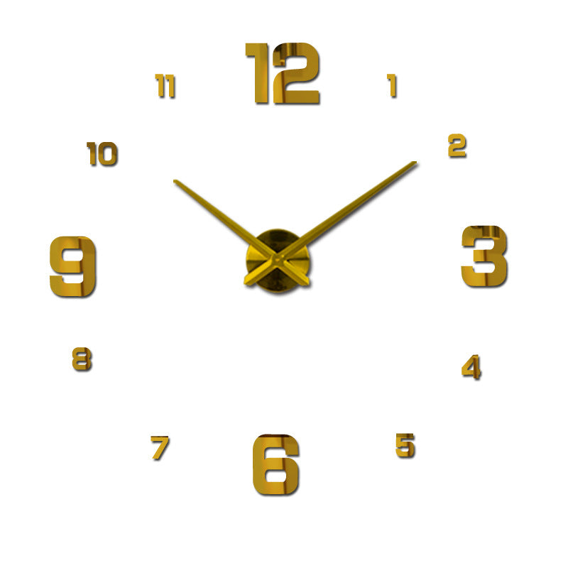 Orologio da parete Numeri neon rosa