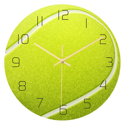 Orologio da parete Pallina tennis verde