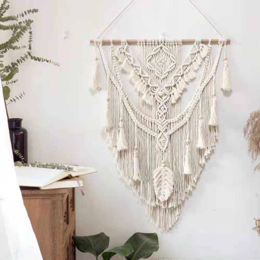 Tappeto bohemien con frange
