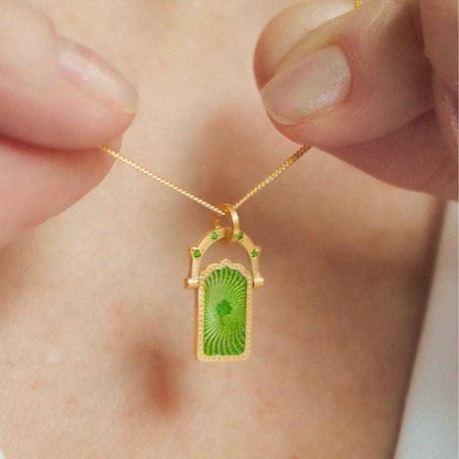 Collana tarocco titanio d'epoca