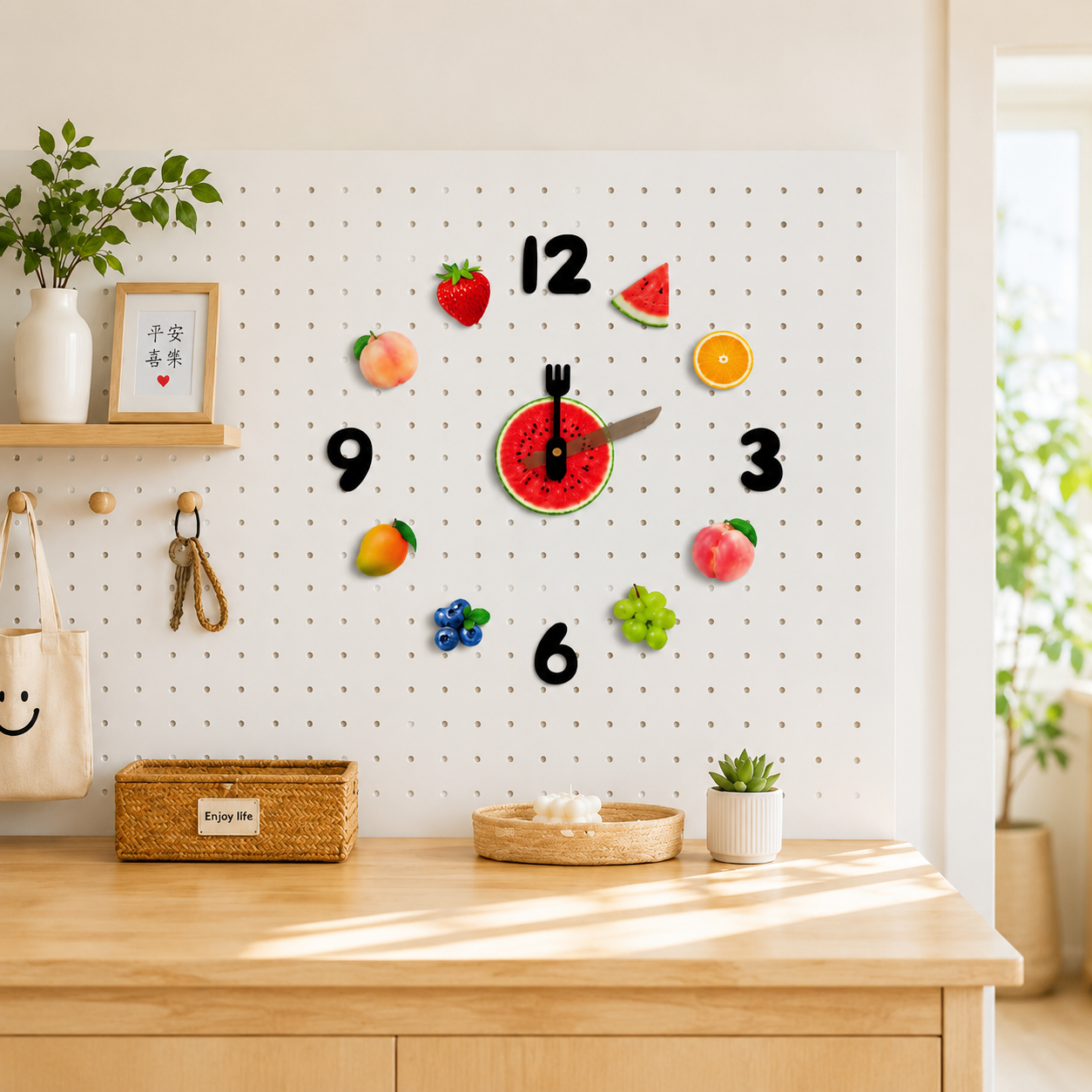 Orologio da parete Cucina frutta