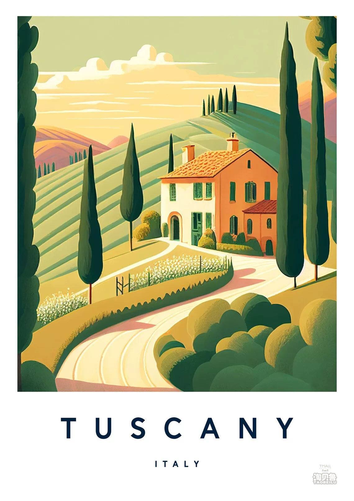 Poster Skyline di Firenze