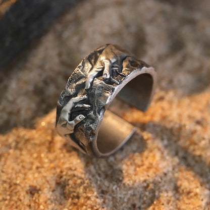 Anello Argento Thai Vintage
