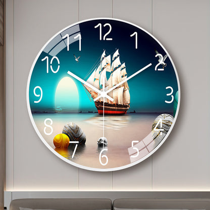Orologio da parete Nave su mare