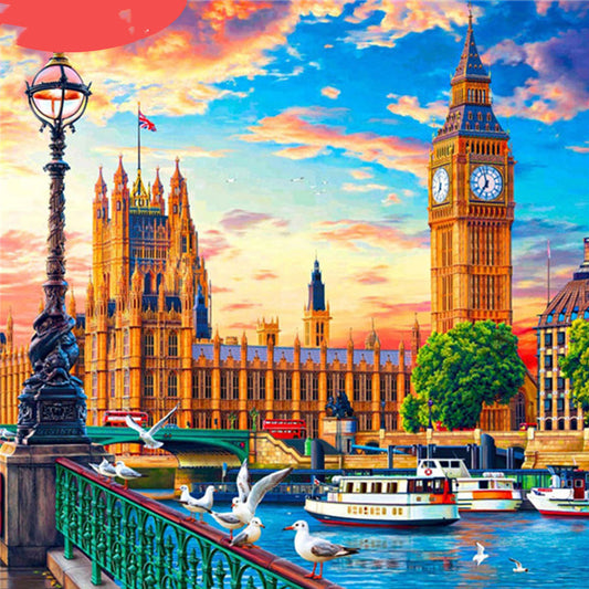 Quadro su tela Skyline di Londra
