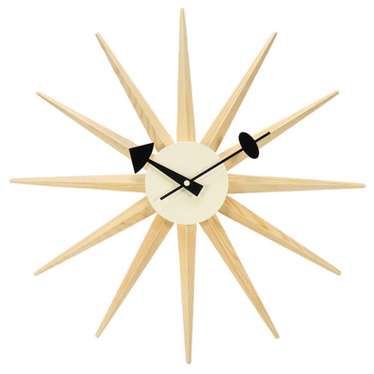Orologio da parete Sole raggi dorati