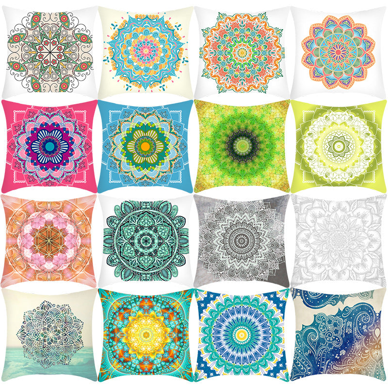 Cuscino mandala etnico