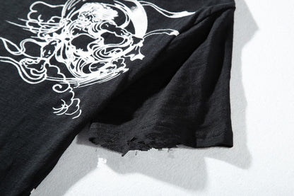T-shirt Ricamata Ukiyo-e