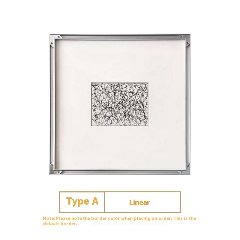 Quadro Linee Bianco Nero