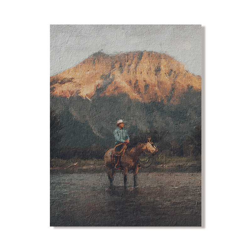 Stampa Cowboy Vintage