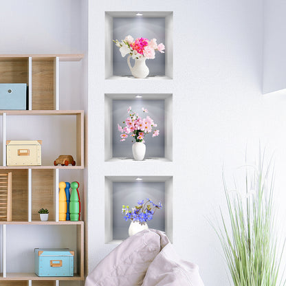Adesivo murale 3D fiori