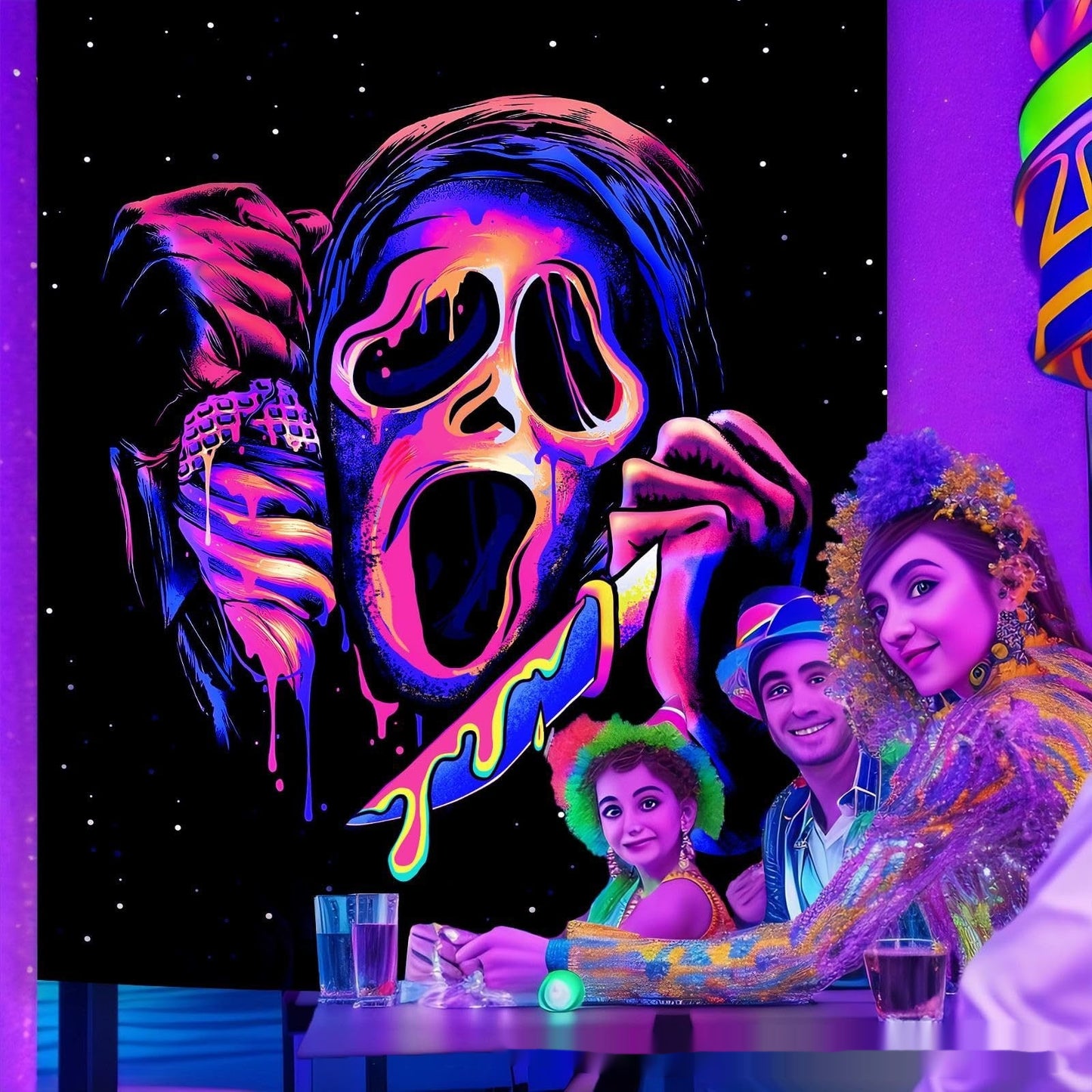 Tappezzeria fluorescente