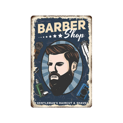 Poster barbiere vintage