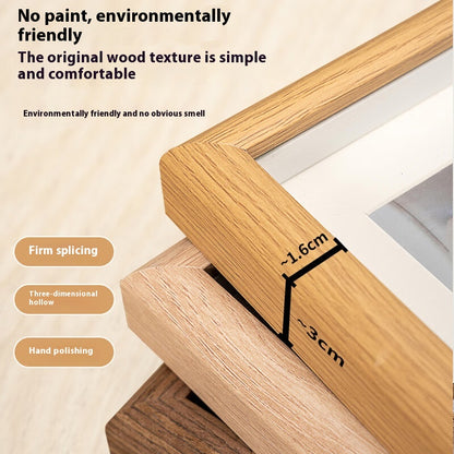 Cornice foto legno