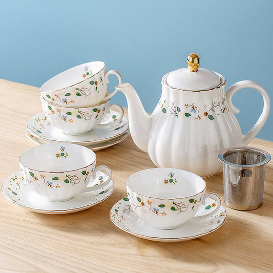 Tazza da tè con fiori