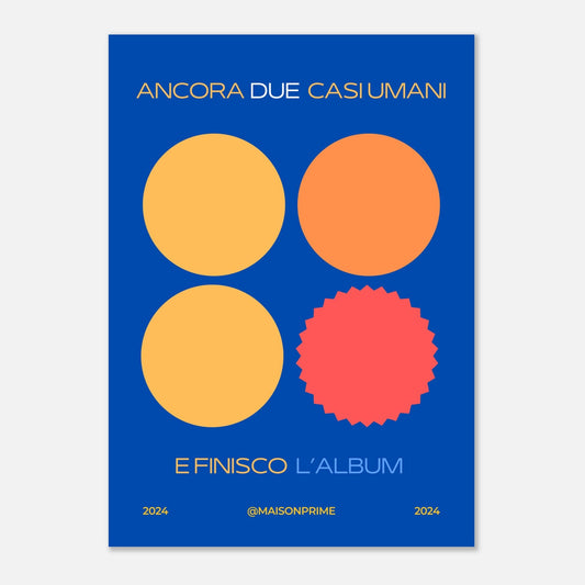 Quadro su tela Astratto forme geometriche blu