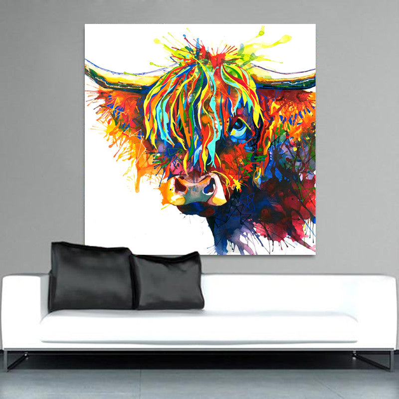 Quadro animali acquerello