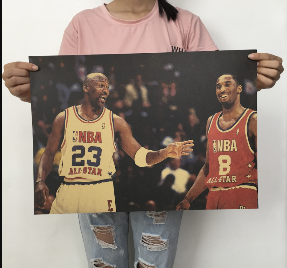 Poster Giocatore di basket in salto