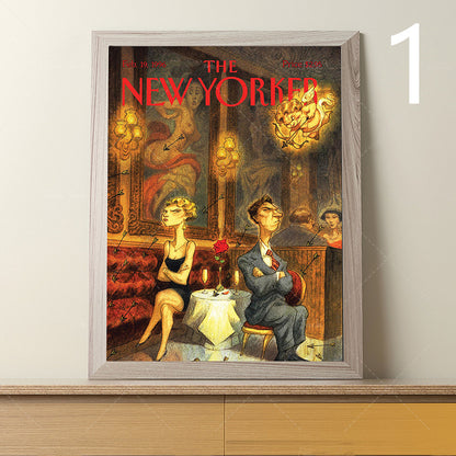 Quadro stile magazine New York