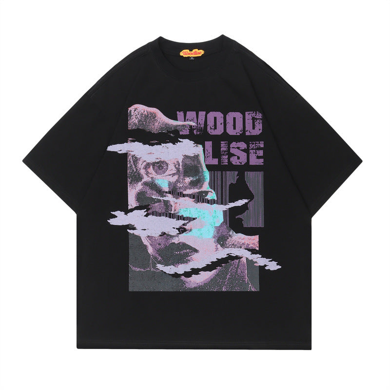 T-shirt stampa astratta