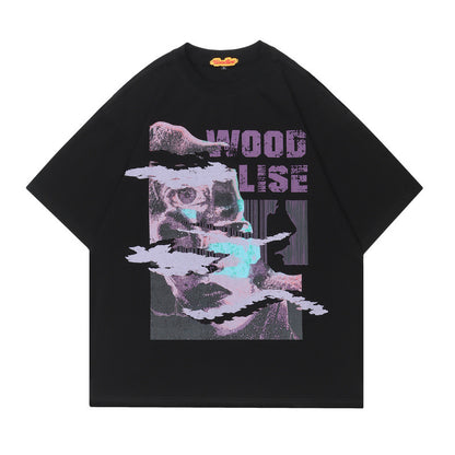 T-shirt stampa astratta
