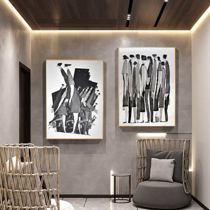 Quadro linee geometriche