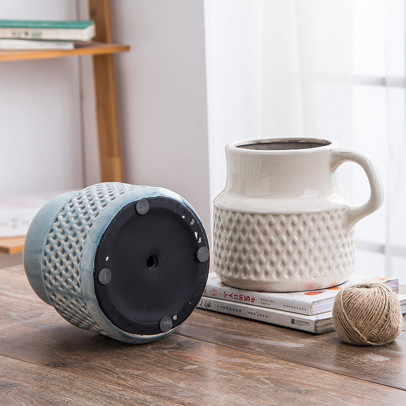 Vaso ceramica screpolato