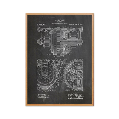 Quadro ingranaggi industriale