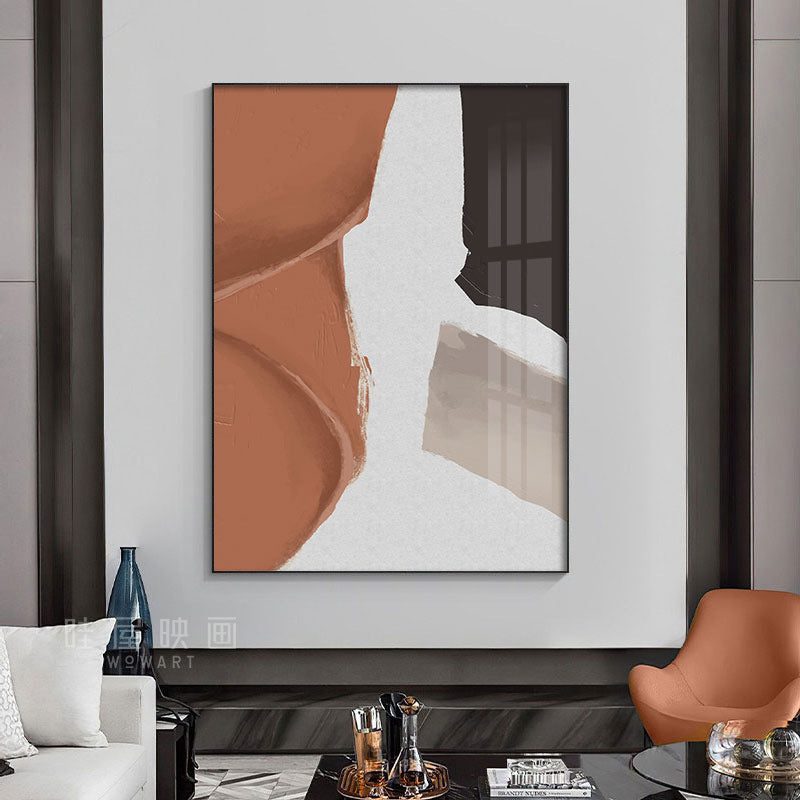 Quadro astratto palette Morandi